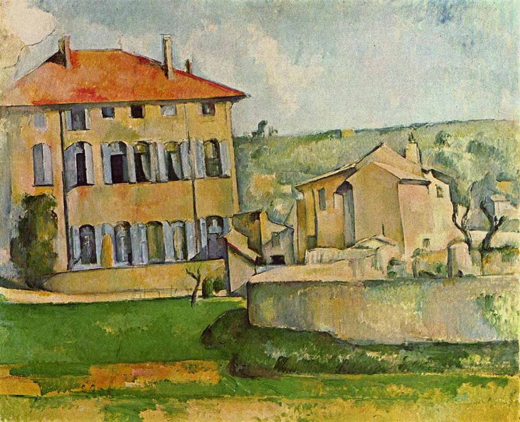 Jas de Bouffan in Detail Paul Cezanne